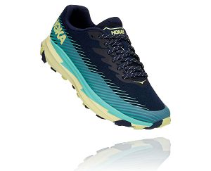 Hoka One One Torrent 2 Womens Hiking Shoes Black Iris/Cascade | AU-1247865